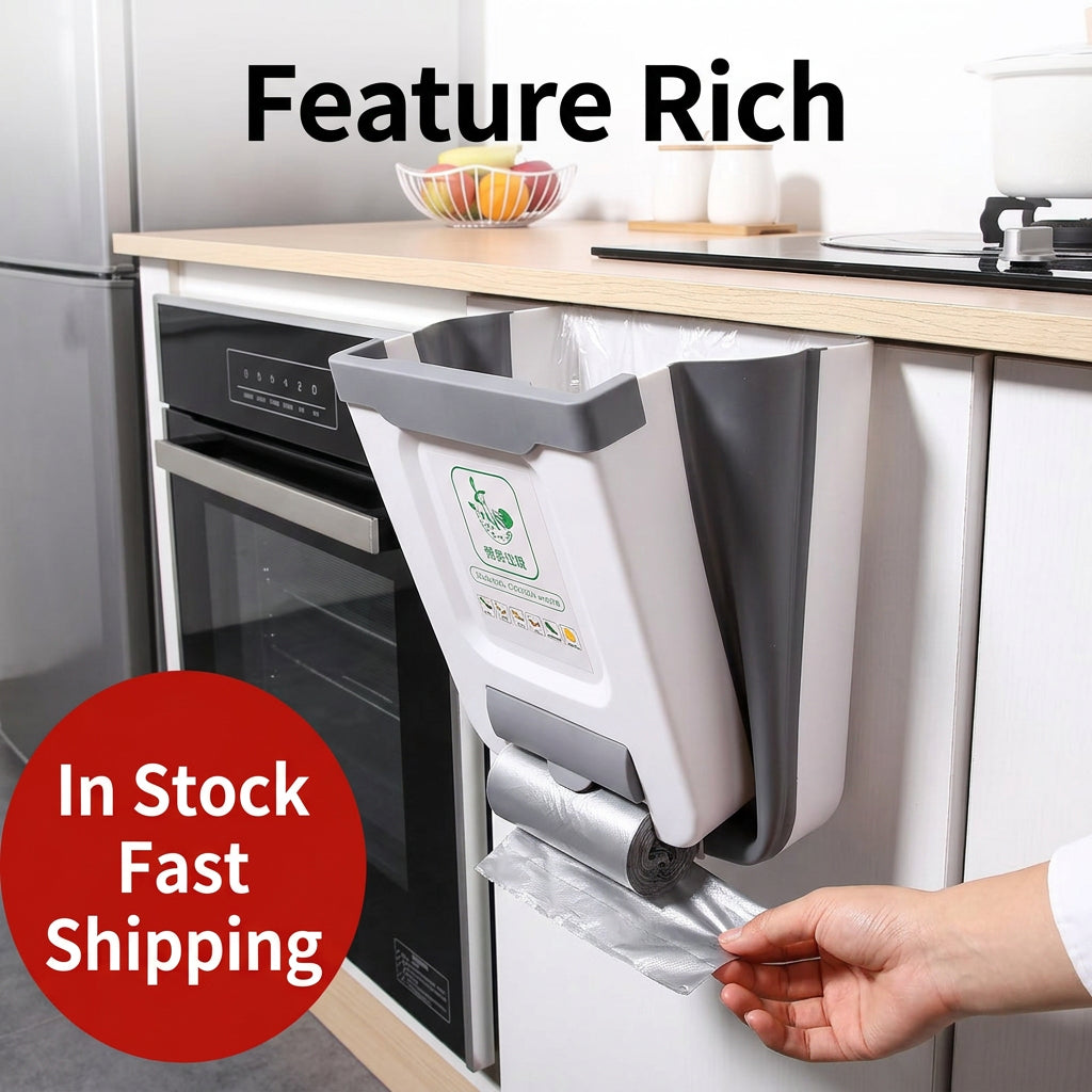 Foldable Hanging Trash Bin
