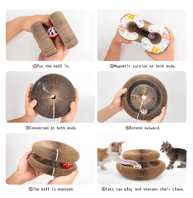 Pet Accordion Scratch Toy