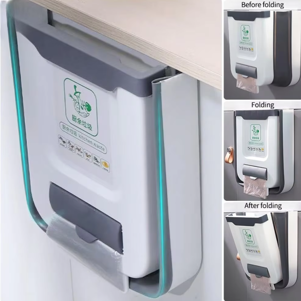 Foldable Hanging Trash Bin